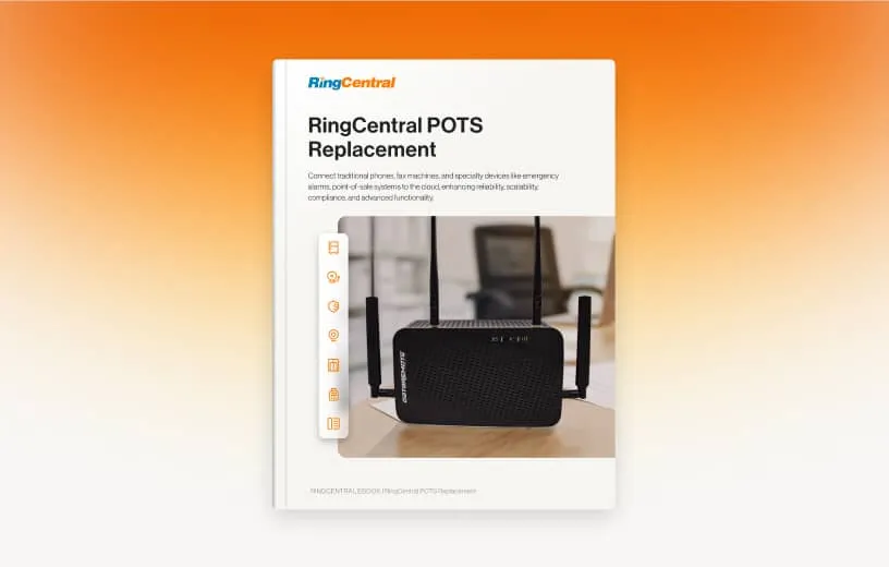 RingCentral POTS Replacement datasheet