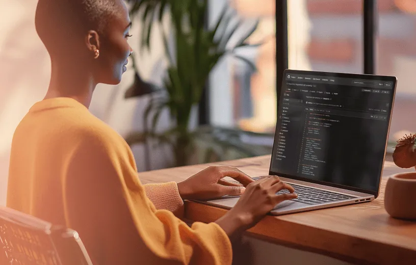 A team lead using RingCentral's coaching insights feature to give feedback to team members
