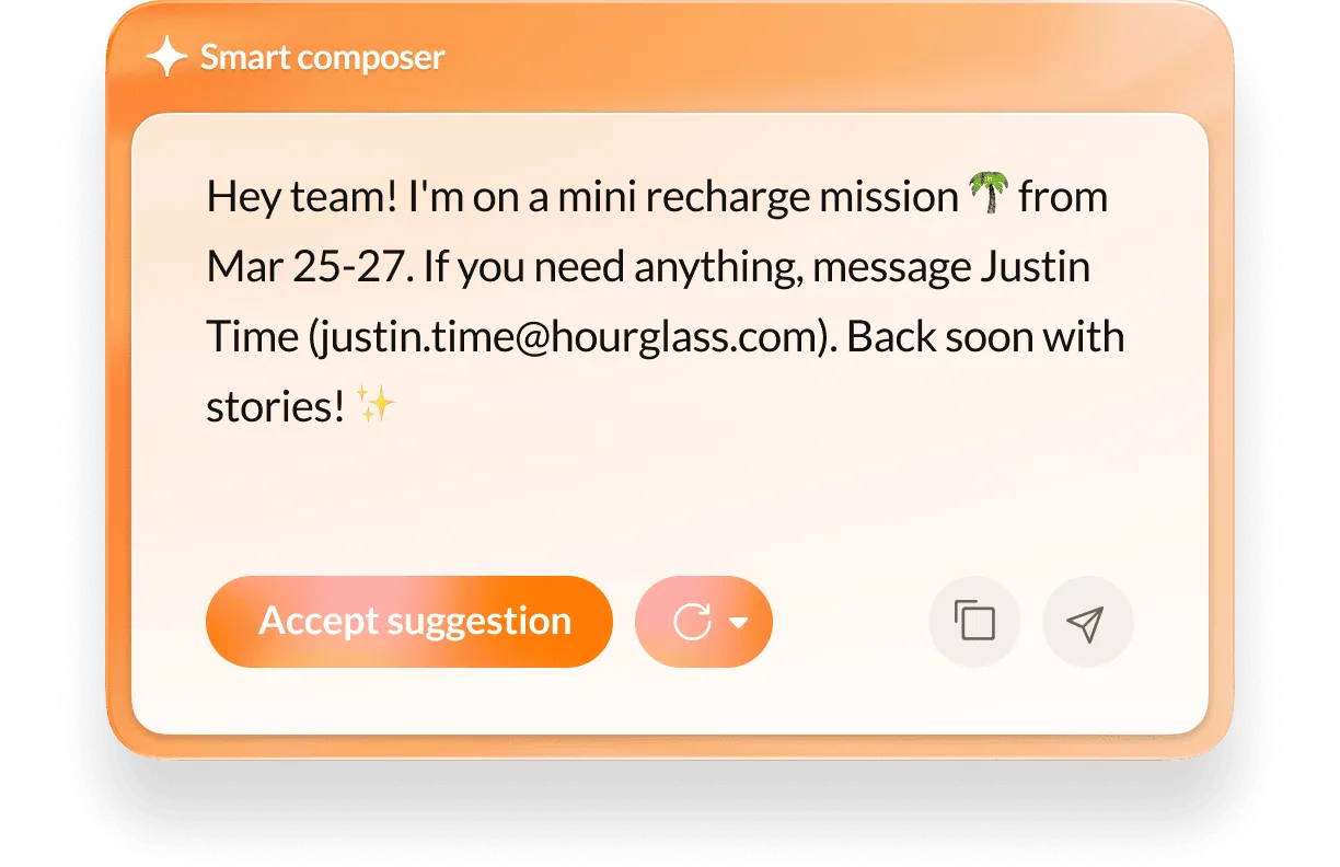 RingCentral's AI-assisted smart composer