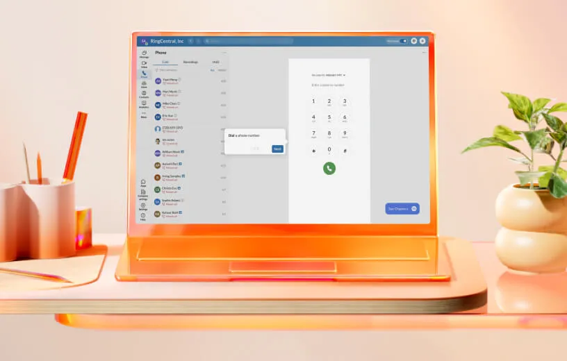 View RingCentral's AI phone system tour
