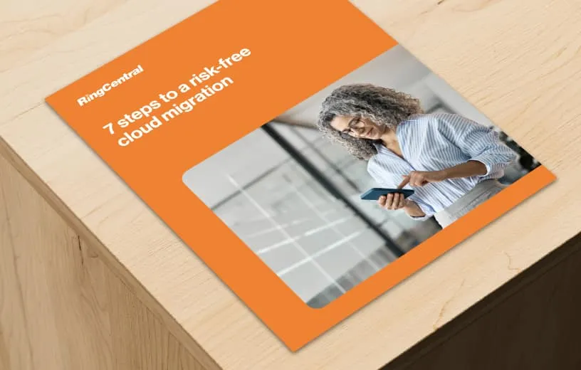 RingCentral whitepaper for risk-free cloud migration on top of a table